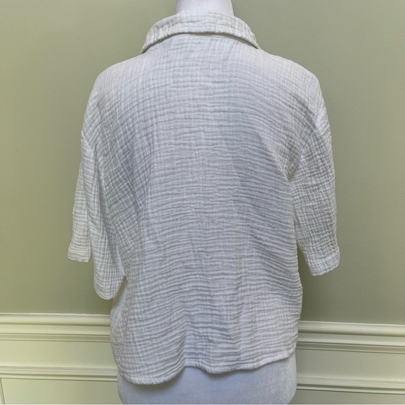 Japna Goa 100% Cotton Crop Blouse M - Picture 3 of 3